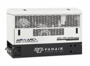 Air N Arc® 300 Hydraulic ALL-IN-ONE Power System® Vanair® Air N Arc® 300 Hydraulic ALL-IN-ONE Power System® open-center hydraulic drive compressor unit