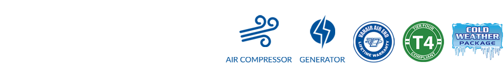 Vanair® Features - Air Compressor, Generator, Lifetime Warranty, Tier 4 Final Compliant, Cold Weather Package Vanair® Features - Air Compressor, Generator, Lifetime Warranty, Tier 4 Final Compliant, Cold Weather Package
