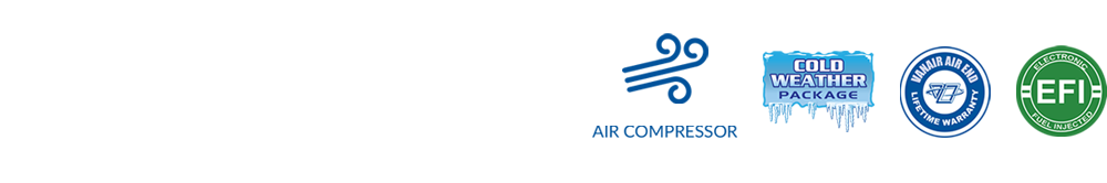 Vanair® Features - Air Compressor, Cold Weather Package, Lifetime Warranty, Electronic Fuel Injected