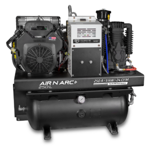 Air N Arc® 250-L ALL-IN-ONE Power System® lightweight aluminum reciprocating compressor - Vanair®