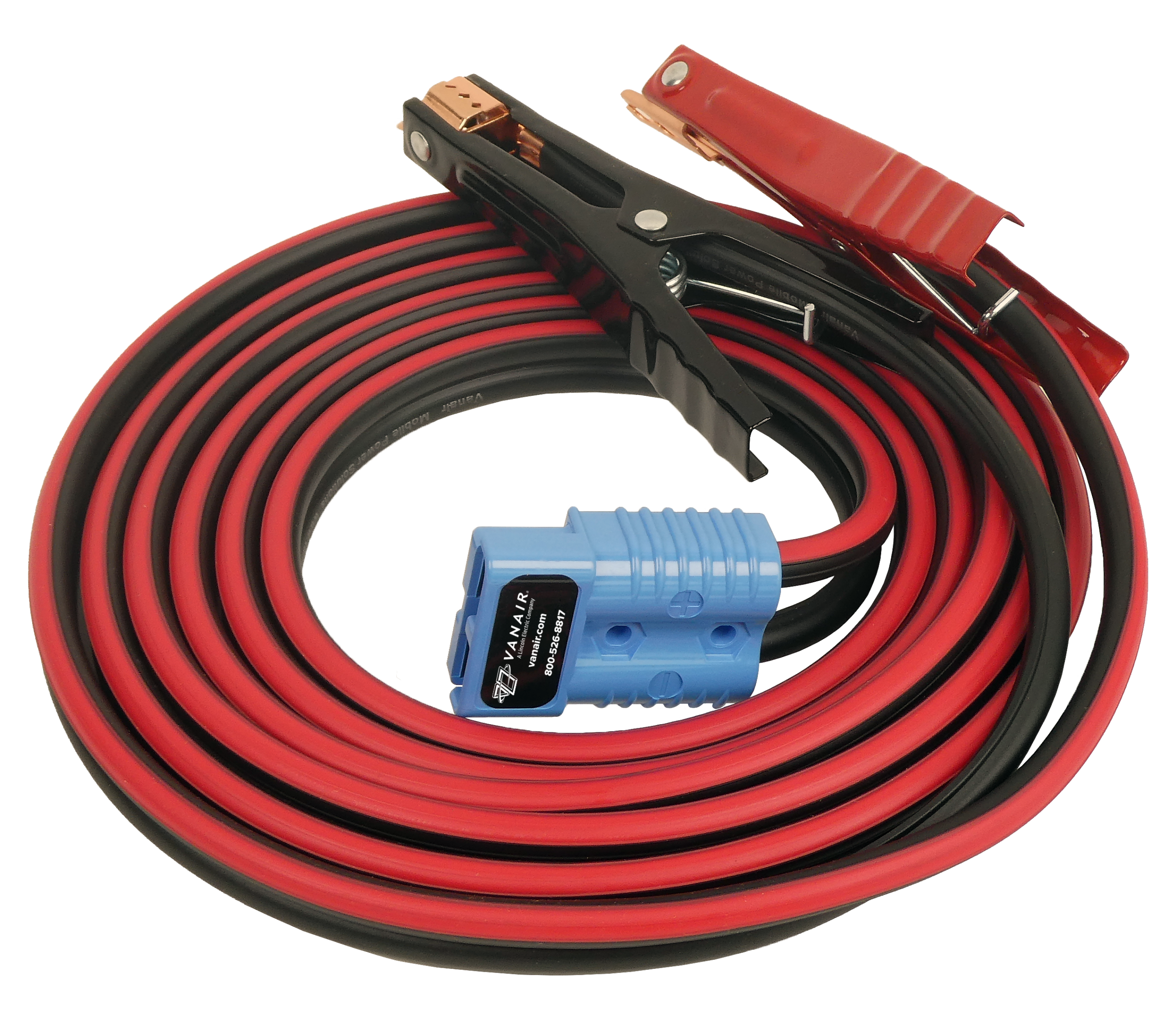 12-376 Goodall®, Light-Duty, Clamp-Ended Booster Cable with Plug- 4 Gauge