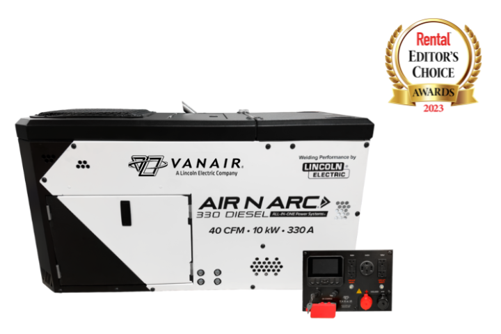 Air N Arc® 330 Diesel as Rental™ Editor's Choice Award Recipient