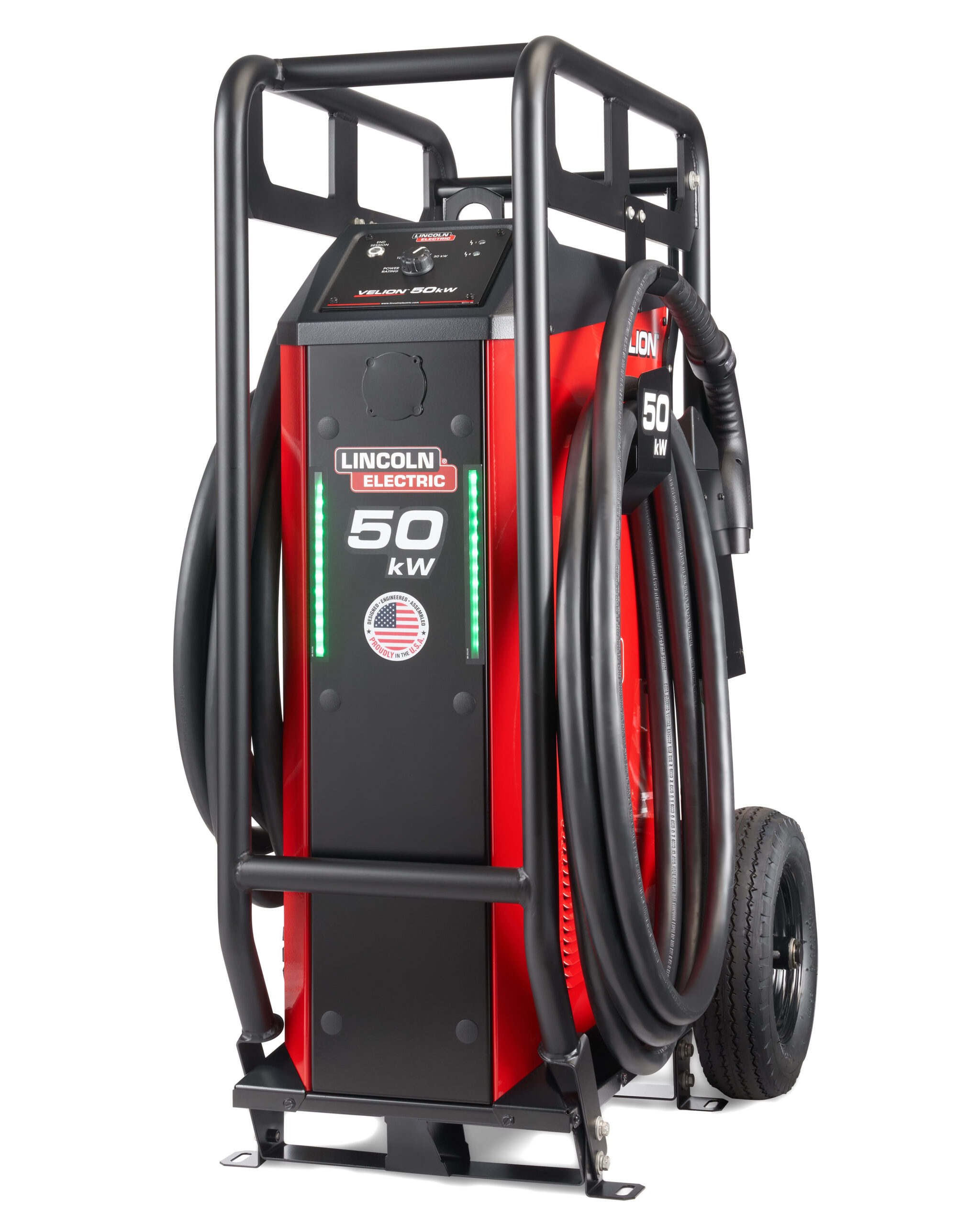 Velion® 50kW Mobile DC Fast Charger with Wheels and 15 ft. Cables One-Pak® (K6022-2) Velion® 50kW Mobile DC Fast Charger with Wheels and 15 ft. Cables One-Pak® (K6022-2)