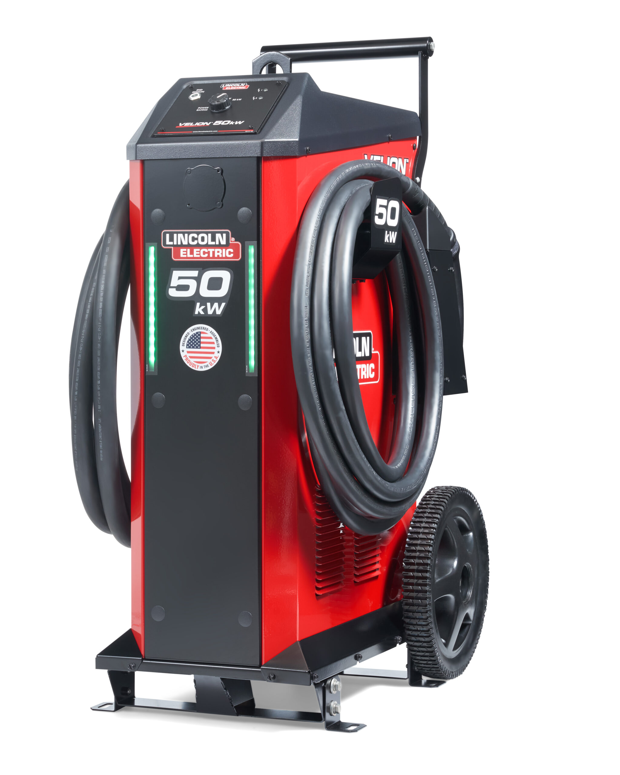 Velion® 50kW Mobile DC Fast Charger with Wheels and 25 ft. Cables One-Pak® (K6021-2) Velion® 50kW Mobile DC Fast Charger with Wheels and 25 ft. Cables One-Pak® (K6021-2)