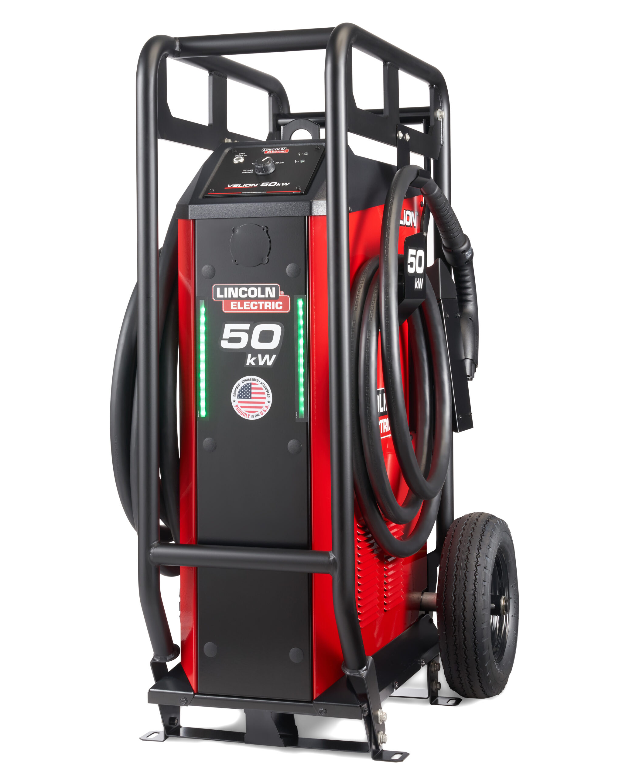 Velion® 50kW Mobile DC Fast Charger with Roll Cage, Wheels, and 15 ft. Cables One-Pak® (K6022-1) Velion® 50kW Mobile DC Fast Charger with Roll Cage, Wheels, and 15 ft. Cables One-Pak® (K6022-1)