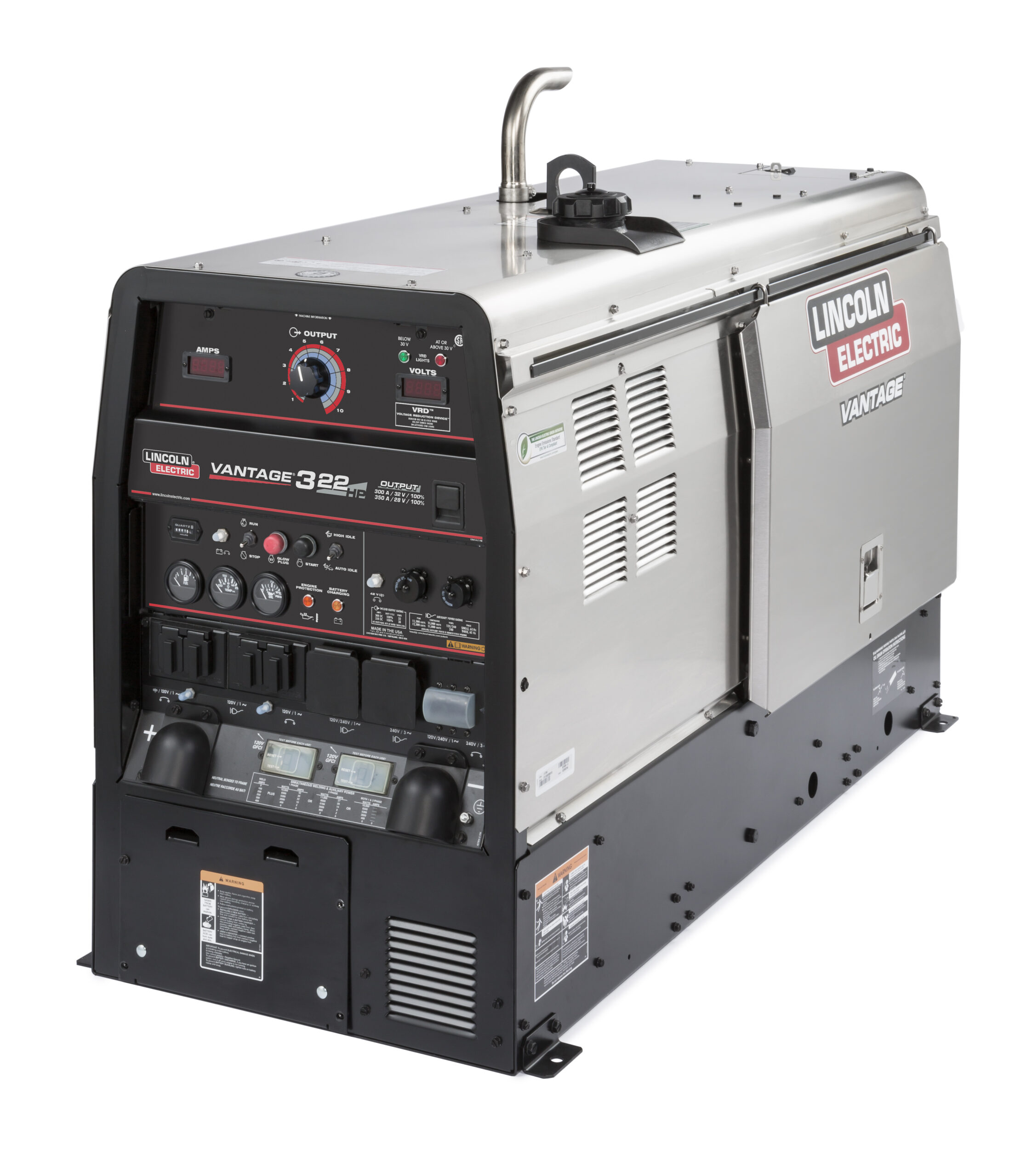 Vantage® 322 (Kubota®) Diesel Engine Driven Welder/Generator
