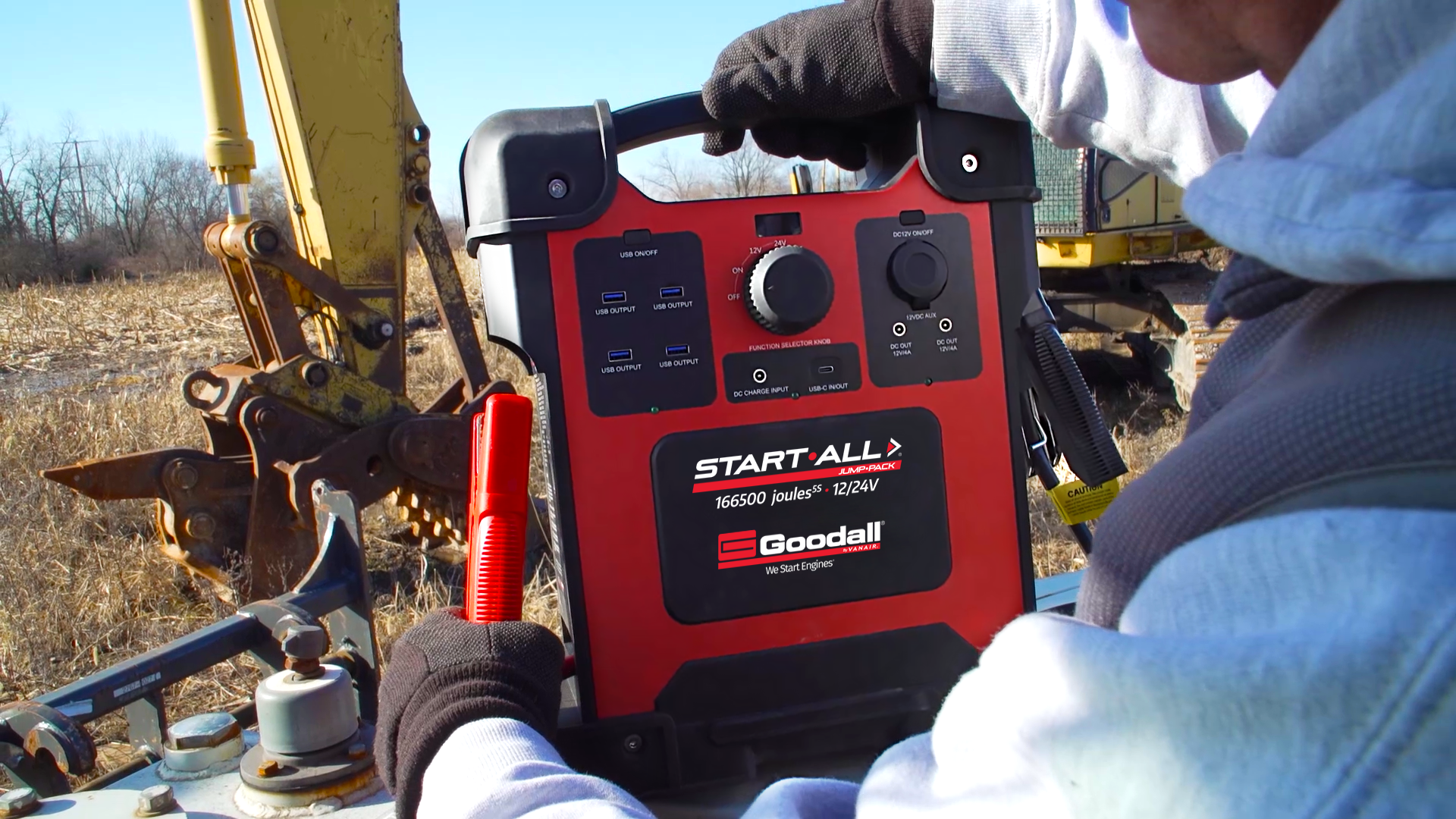 Start-All® Jump-Pack 12/24V Jump-Starting Diesel Equipment