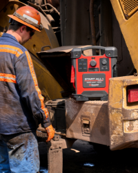 Start-All® Jump-Pack 12/24V on Diesel Equipment