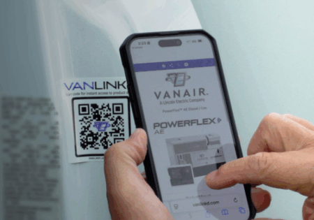 Access Vanair® Product Info with VanLINKD® QR Codes