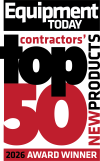 Equipment Today's Contractors' Top 50 New Products Award Logo